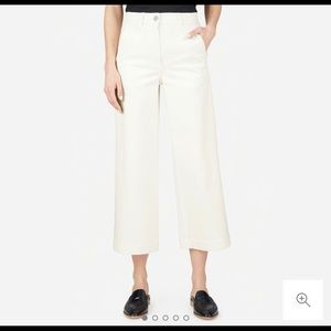 Everlane wide leg crop pants